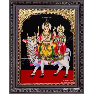 Shiva Parivar Tanjore Painting