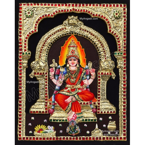 Sri Angala Parameshwari Tanjore Painting
