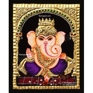 Ganesha Tanjore Painting