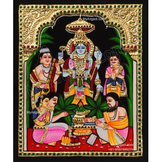 Sathyanarayana Tanjore Painting