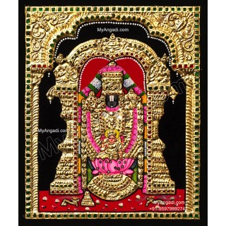 Balaji Lakshmi Tanjore Painting