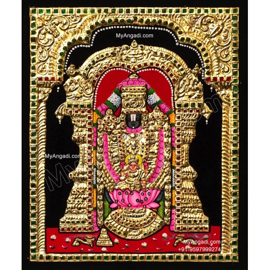 Balaji Lakshmi Tanjore Painting