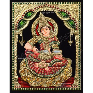 Anna Lakshmi Tanjore Painting