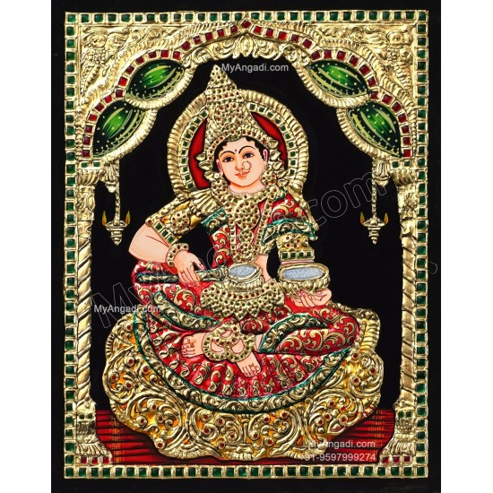 Anna Lakshmi Tanjore Painting