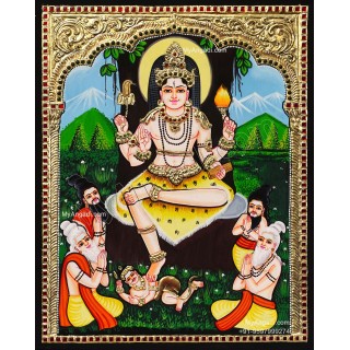 Dakshina Murthy Tanjore Painting