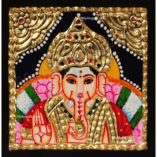 Ganesha Tanjore Painting