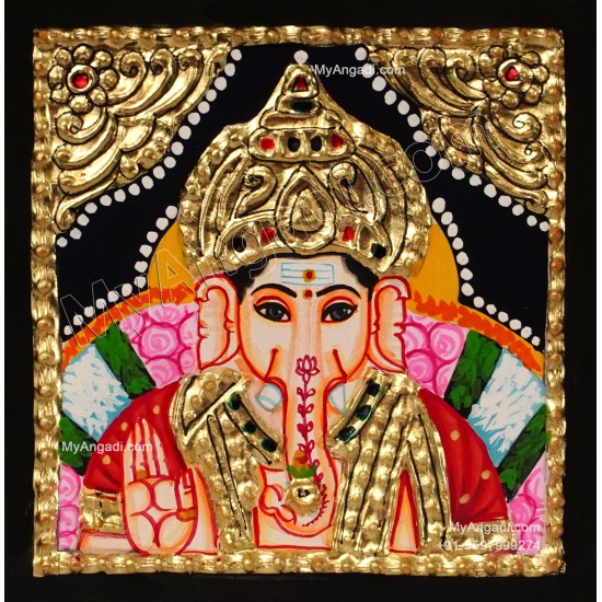 Ganesha Tanjore Painting