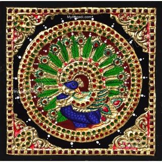 Peacock Tanjore Painting