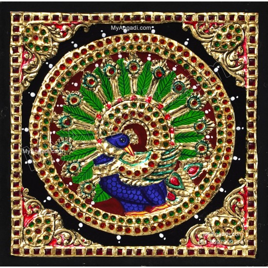 Peacock Tanjore Painting