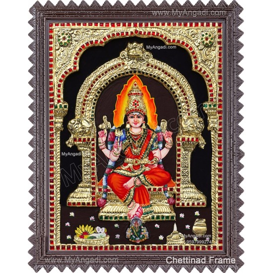 Sri Angala Parameshwari Tanjore Painting