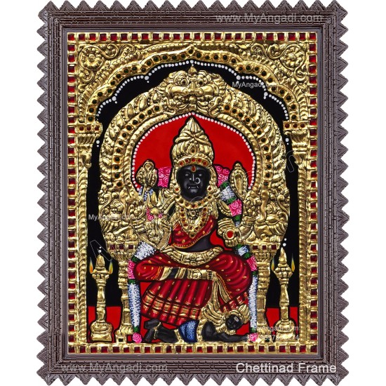 Urayur Vekkali Amman Tanjore Painting