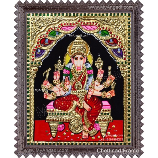 Varahi Amman Tanjore Painting