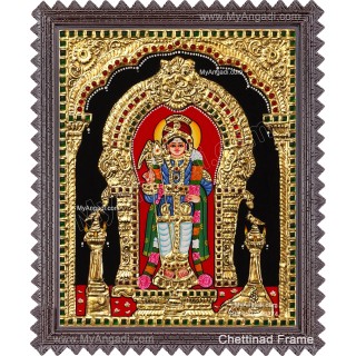 Raja Alangara Murugar Tanjore Painting