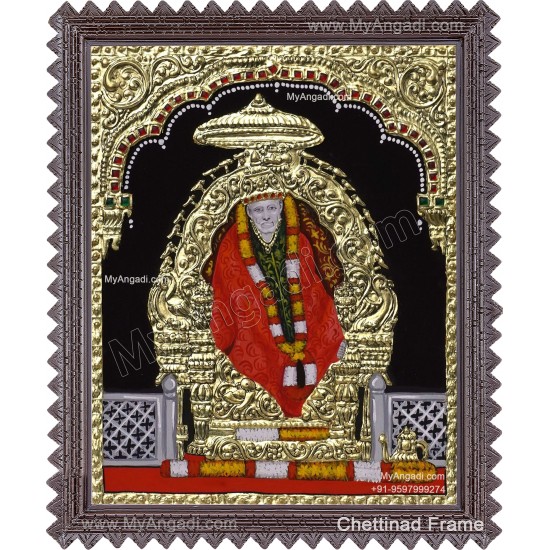 Saibaba Tanjore Painting