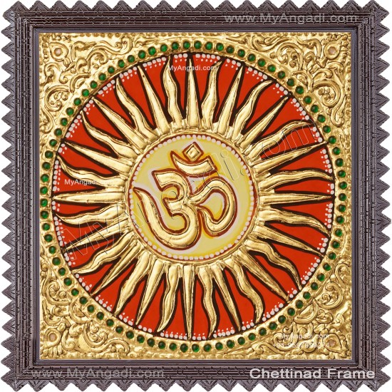 Om - Sun Tanjore Paintings