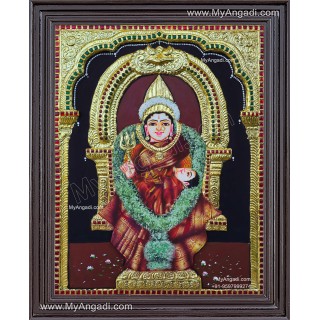  2D Rakkachi Amman Tanjore Painting