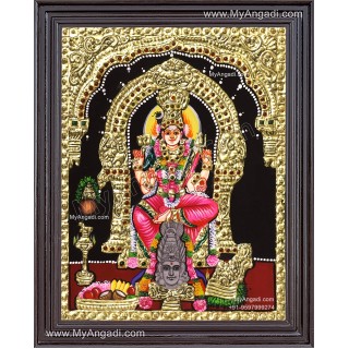 karumari Amman Tanjore Painting