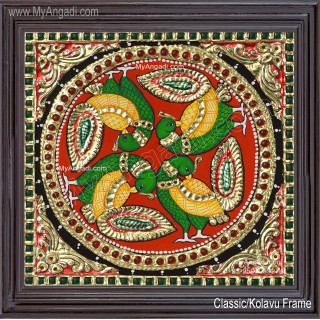 Peacock Tanjore Paintings