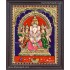 Ganesha Siddhi Buddhi Tanjore Painting