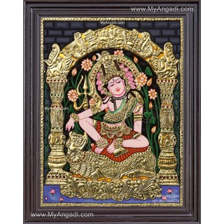 Indonesian Shivan Tanjore Painting