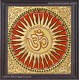 Om - Sun Tanjore Paintings
