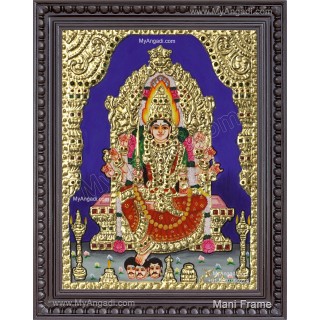 Samayapura amman Tanjore Painting