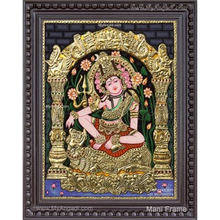 Indonesian Shivan Tanjore Painting