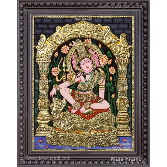 Indonesian Shivan Tanjore Painting