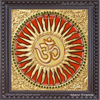 Om - Sun Tanjore Paintings