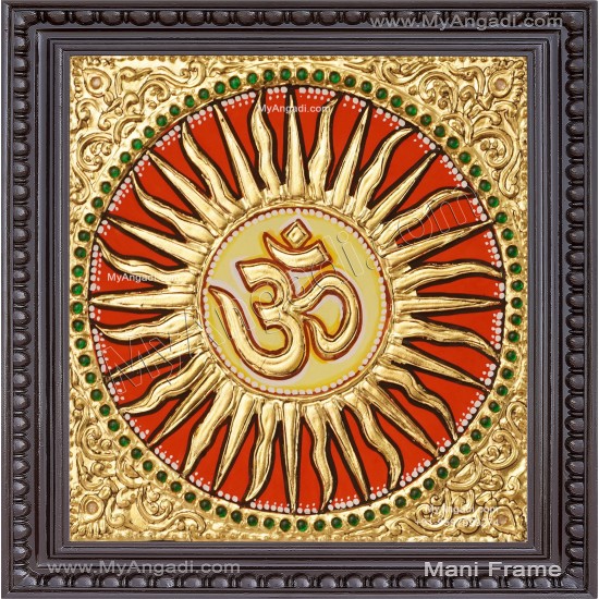 Om - Sun Tanjore Paintings