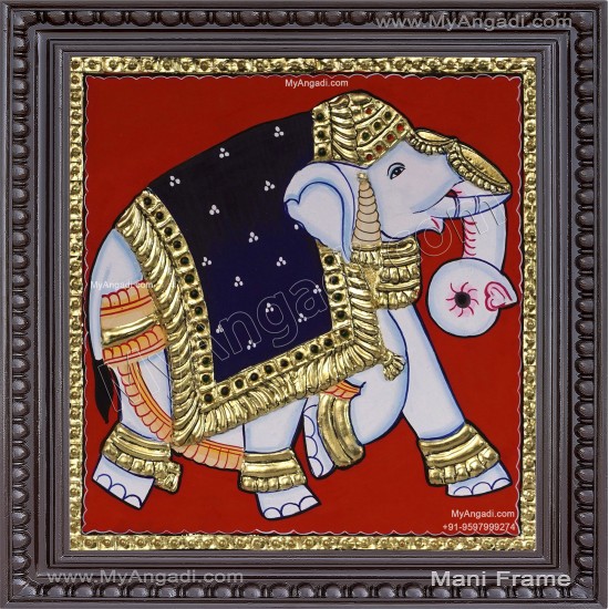 Elephant Tanjore Painting