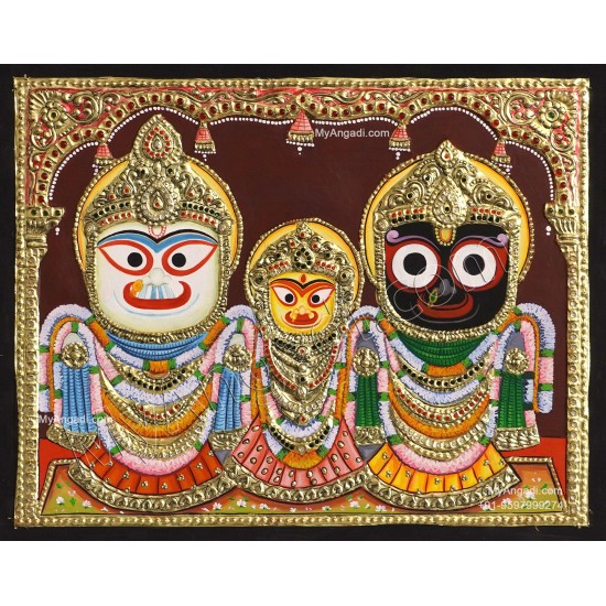 Jagannathar  Tanjor  Painting
