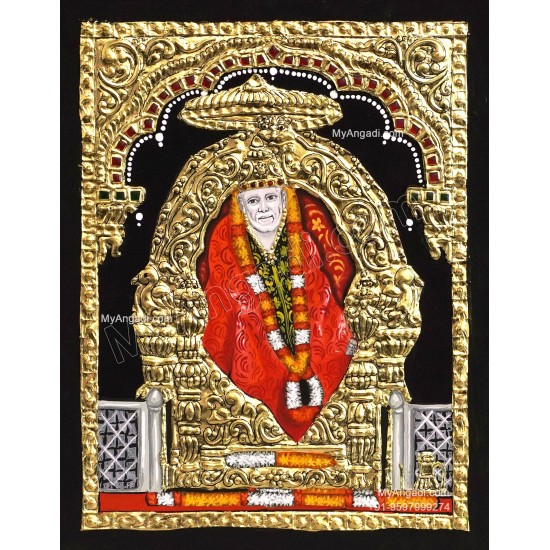 Saibaba Tanjore Painting