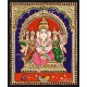 Ganesha Siddhi Buddhi Tanjore Painting