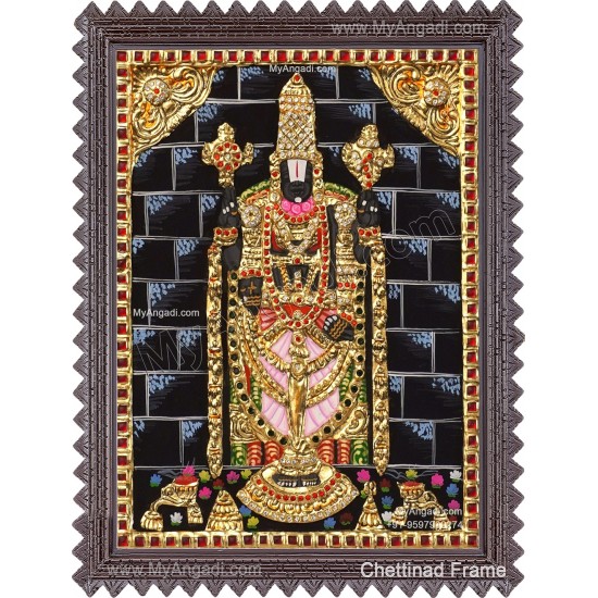 Nijaroopa Balaji Tanjore Painting
