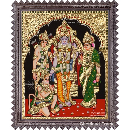 Ram Durbar Tanjore Painting Ram Durbar Tanjore Painting