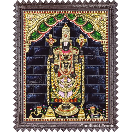 Venkateshwara Tanjore Painting