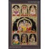 Multi God Panel Tanjore Painting