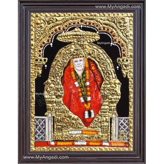 Saibaba Tanjore Painting Saibaba Tanjore Painting