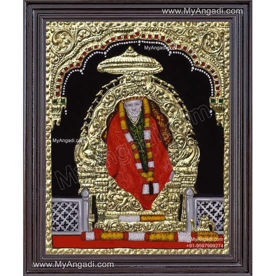 Saibaba Tanjore Painting Saibaba Tanjore Painting