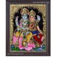 Vishnu and Lakshmi Tanjore Painting, Vishnu and Lakshmi Tanjore Painting,