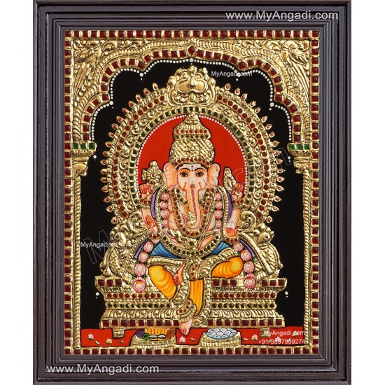 Ganesha Tanjore Painting Ganesha Tanjore Painting