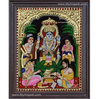 Sathyanarayana Tanjore Painting