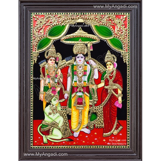 Ram Durbar Tanjore Painting Ram Durbar Tanjore Painting