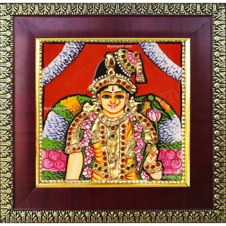 Andal Tanjore Painting