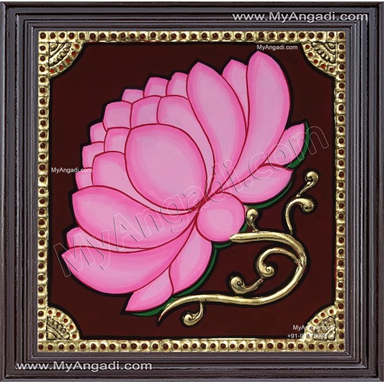 Lotus Tanjore Painting Lotus Tanjore Painting