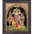 Panchamuga Hanuman Tanjore Painting