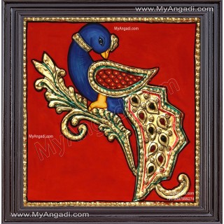 Peacock Tanjore Paintings Peacock Tanjore Paintings