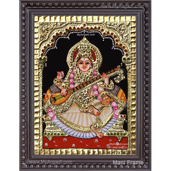 Saraswathi Tanjore Painting