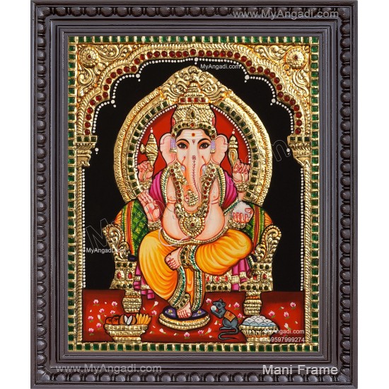 Ganapathy Tanjore Painting 